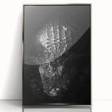 Framed acrylic wall art featuring a vibrant design of reptiles, specifically alligators and crocodiles, with a sleek silver frame, perfect for wildlife enthusiasts.