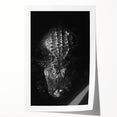 Vibrant wall art print showcasing a colorful design of reptiles, including alligators and crocodiles, perfect for wildlife enthusiasts and home decor.