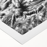 Rolled canvas artwork depicting a vibrant design of reptiles, including alligators and crocodiles, showcasing intricate details and vivid colors, perfect for nature enthusiasts.