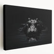 Stretched canvas wall art showcasing a vibrant design of reptiles, including alligators and crocodiles, featuring detailed textures and vivid colors, perfect for wildlife enthusiasts.