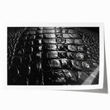 Vibrant wall art print featuring a detailed design of reptiles, including alligators and crocodiles, showcasing intricate colors and textures, perfect for nature enthusiasts.