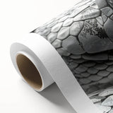 Colorful rolled canvas wall art featuring a vibrant snake design with intricate patterns, ideal for reptile enthusiasts. Packaged securely for easy display.