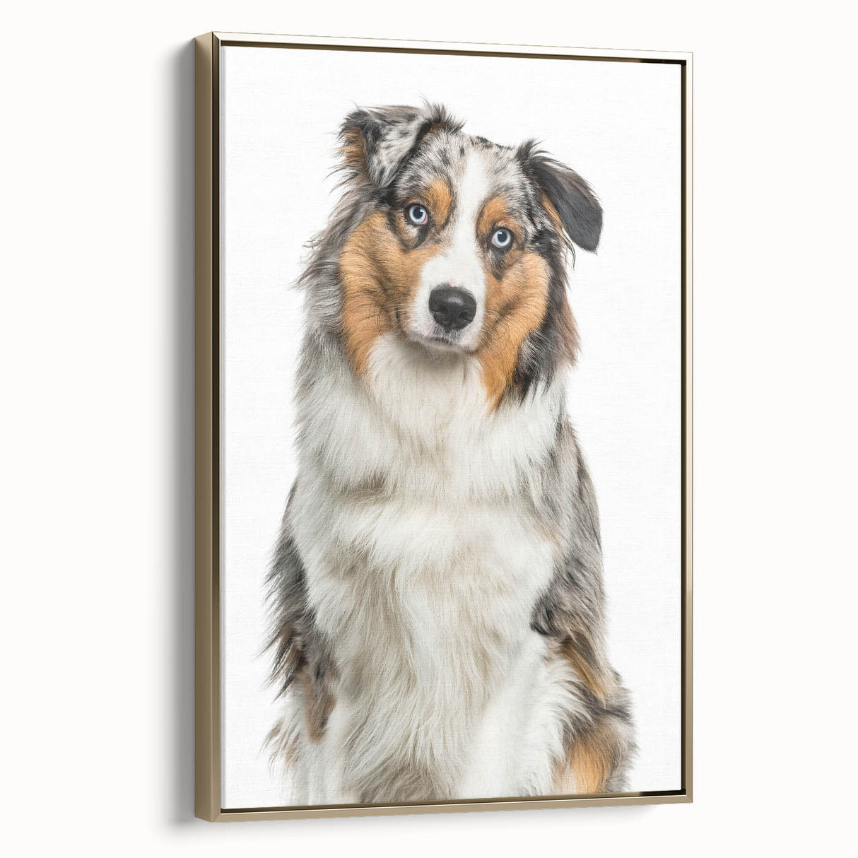 Framed canvas artwork displaying an intricate gold design, showcased from the side, highlighting its elegant framing and rich texture for stylish home decor.