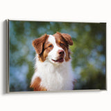 Framed canvas artwork showcasing a vibrant abstract design with silver accents, positioned in a stylish side view to highlight its modern aesthetics and contemporary appeal. Ideal for home decor enthusiasts seeking unique wall art.