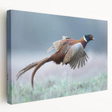 Stretched canvas showcasing vibrant African wall art with intricate designs and rich colors, displayed from a side view, emphasizing texture and craftsmanship.