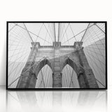 Large abstract wall art print in vibrant orange and blue tones on a framed acrylic, ideal for modern living room decor.