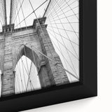 Extra large black canvas art with colorful, textured abstract design, ideal for living room decor.