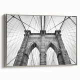 Extra large framed canvas featuring vintage poster art of a colorful abstract design, ideal for living room decor.