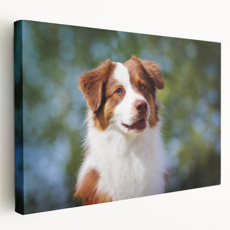 Stretched canvas showcasing vibrant African wall art with intricate designs and rich colors, displayed from a side view to highlight its textured surface.