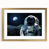 Astronaut Wall Art: Space Explorer Canvas for Outer Space Enthusiasts