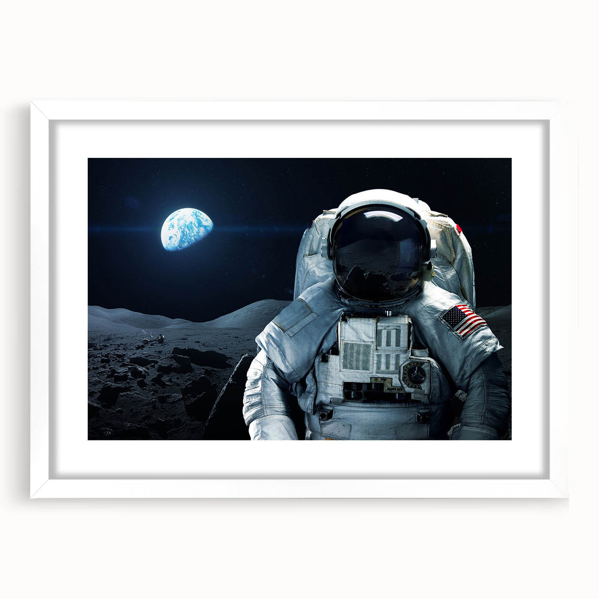 Astronaut Wall Art: Space Explorer Canvas for Outer Space Enthusiasts