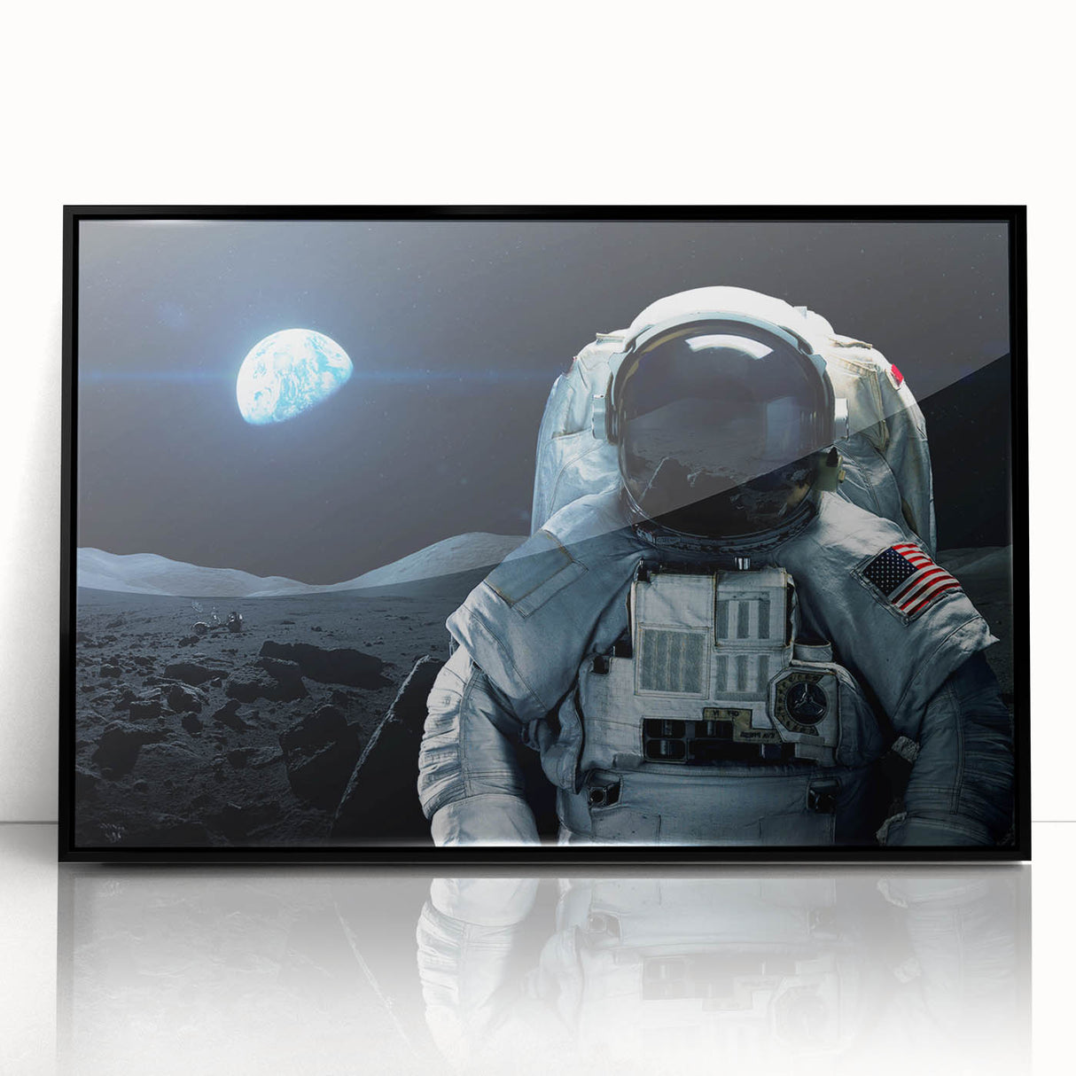 Astronaut Wall Art: Space Explorer Canvas for Outer Space Enthusiasts