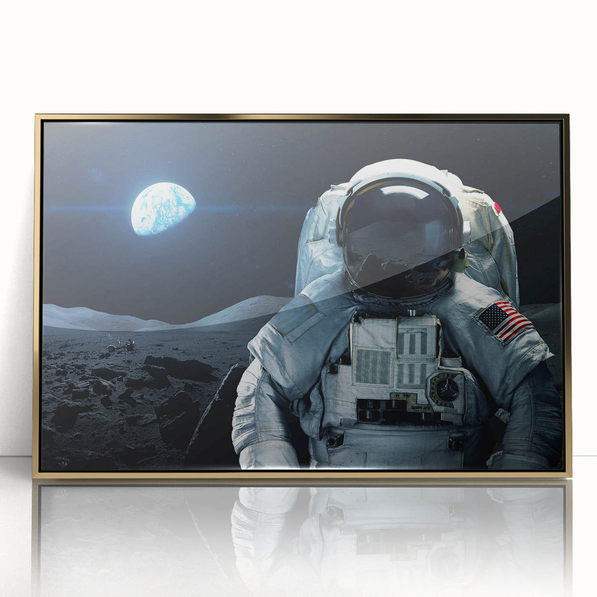 Astronaut Wall Art: Space Explorer Canvas for Outer Space Enthusiasts
