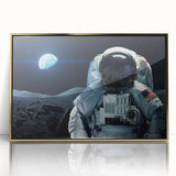 Astronaut Wall Art: Space Explorer Canvas for Outer Space Enthusiasts