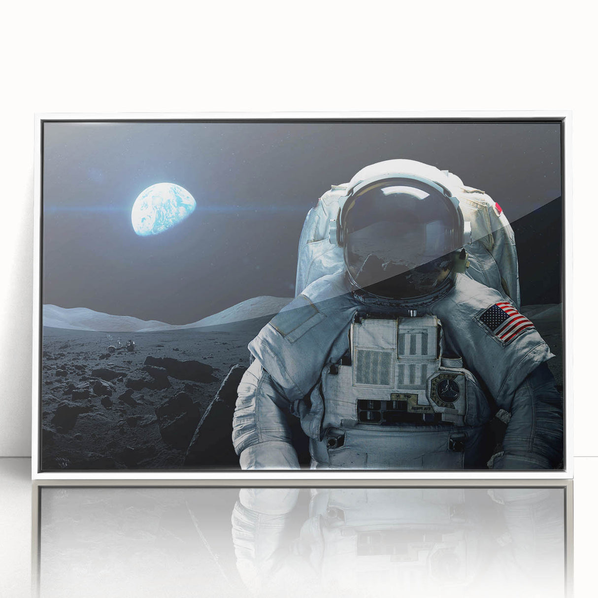 Astronaut Wall Art: Space Explorer Canvas for Outer Space Enthusiasts