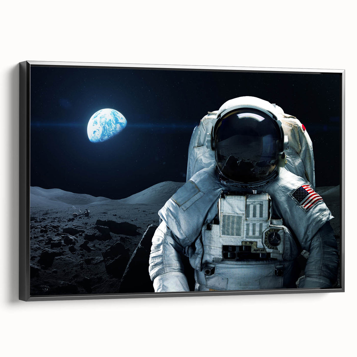 Astronaut Wall Art: Space Explorer Canvas for Outer Space Enthusiasts