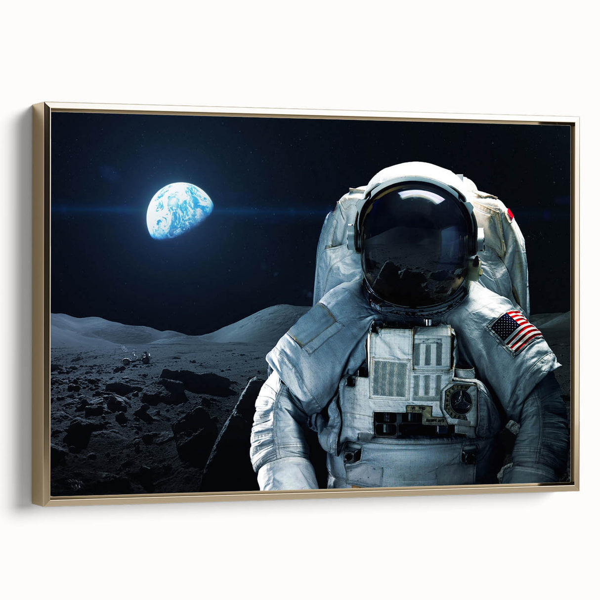 Astronaut Wall Art: Space Explorer Canvas for Outer Space Enthusiasts