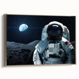 Astronaut Wall Art: Space Explorer Canvas for Outer Space Enthusiasts