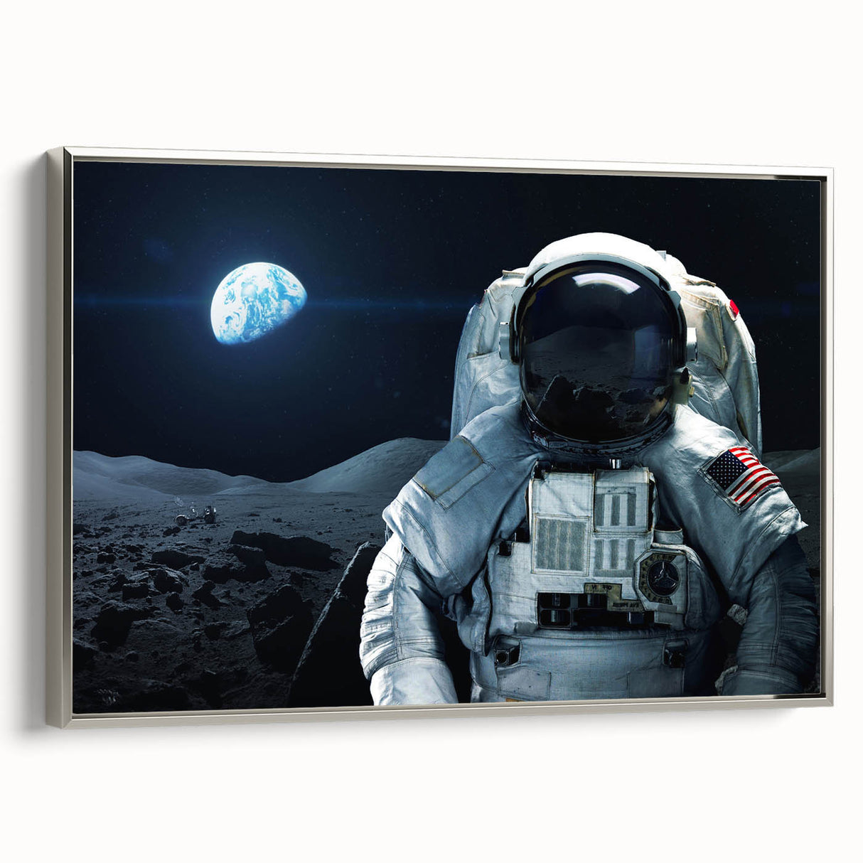 Astronaut Wall Art: Space Explorer Canvas for Outer Space Enthusiasts