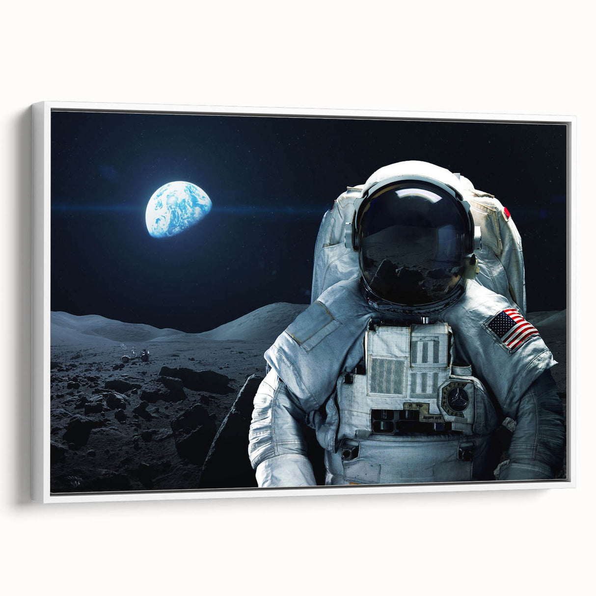 Astronaut Wall Art: Space Explorer Canvas for Outer Space Enthusiasts