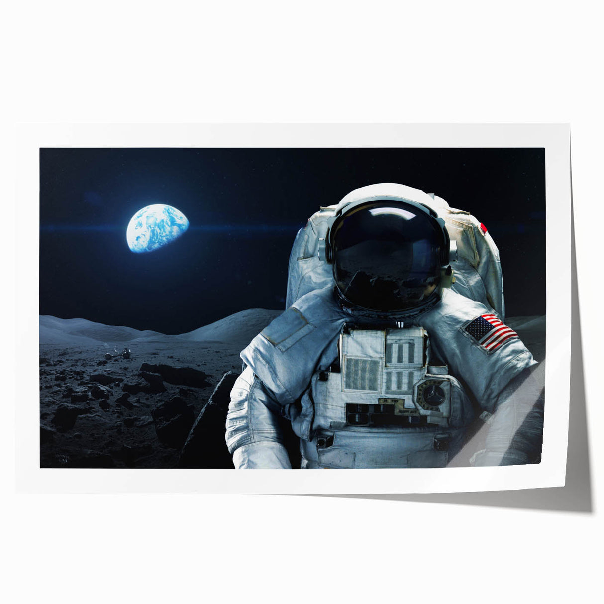 Astronaut Wall Art: Space Explorer Canvas for Outer Space Enthusiasts