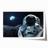 Astronaut Wall Art: Space Explorer Canvas for Outer Space Enthusiasts