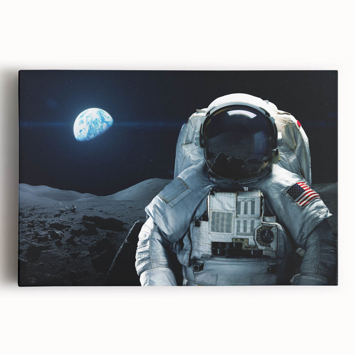 Astronaut Wall Art: Space Explorer Canvas for Outer Space Enthusiasts