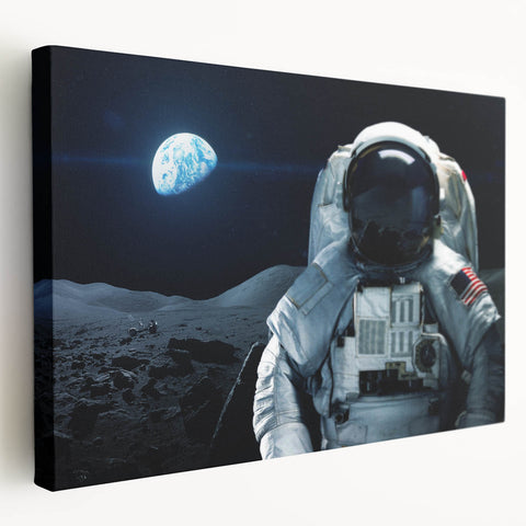 Astronaut Wall Art: Space Explorer Canvas for Outer Space Enthusiasts