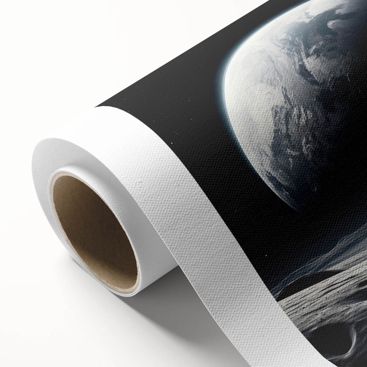 Astronaut Wall Art: Space Explorer Canvas with Cosmic Sunburst
