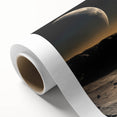Astronaut Wall Art: Cosmic Explorer Canvas with Lunar and Galaxy View
