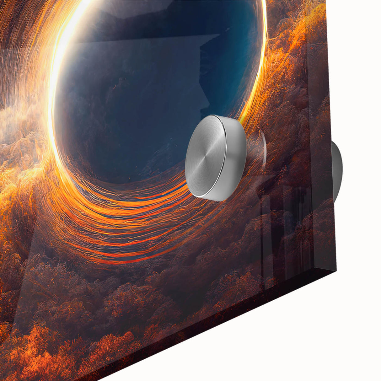 Black Hole Wall Art | Cosmic Space-Themed Canvas Print | Astronomical Decor