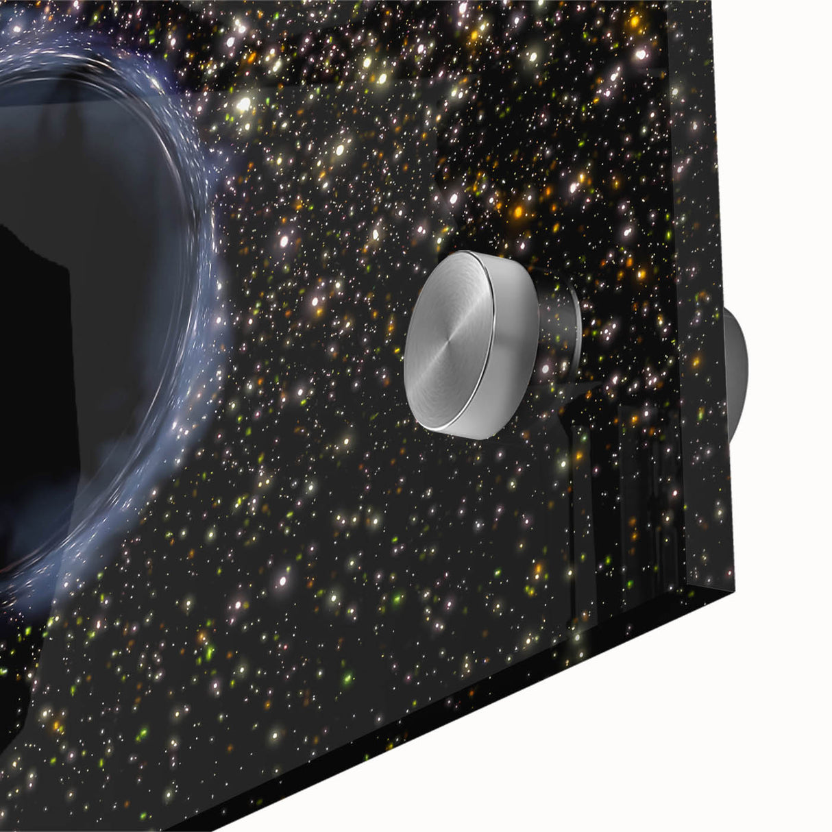 Black Hole Space Wall Art | Outer Space-Themed Canvas Print | Astronomical Decor
