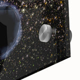 Black Hole Space Wall Art | Outer Space-Themed Canvas Print | Astronomical Decor