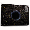 Black Hole Space Wall Art | Outer Space-Themed Canvas Print | Astronomical Decor