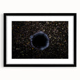 Black Hole Space Wall Art | Outer Space-Themed Canvas Print | Astronomical Decor
