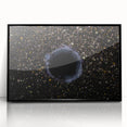 Black Hole Space Wall Art | Outer Space-Themed Canvas Print | Astronomical Decor
