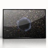 Black Hole Space Wall Art | Outer Space-Themed Canvas Print | Astronomical Decor