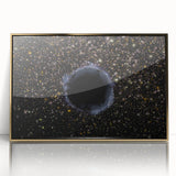Black Hole Space Wall Art | Outer Space-Themed Canvas Print | Astronomical Decor