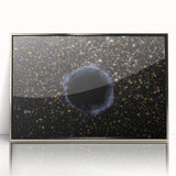 Black Hole Space Wall Art | Outer Space-Themed Canvas Print | Astronomical Decor