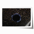 Black Hole Space Wall Art | Outer Space-Themed Canvas Print | Astronomical Decor