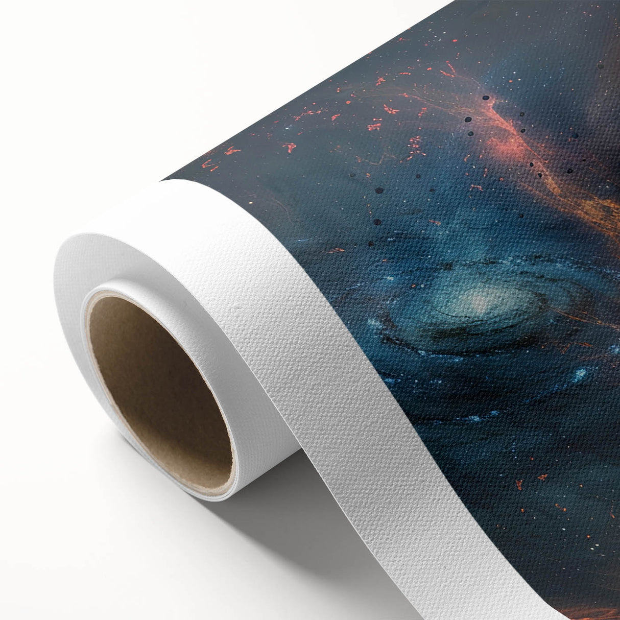 Fiery Black Hole Wall Art | Cosmic Space-Themed Canvas Print | Galaxy Decor