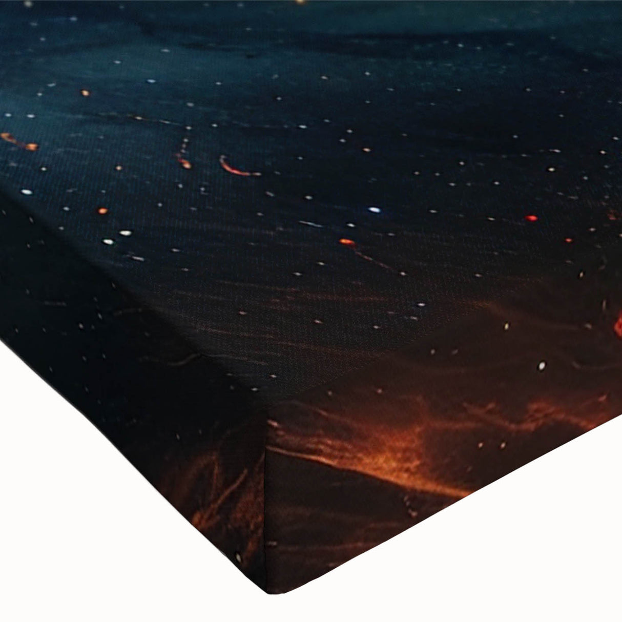 Fiery Black Hole Wall Art | Cosmic Space-Themed Canvas Print | Galaxy Decor