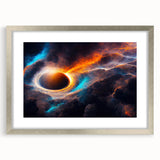 Dynamic Black Hole Wall Art | Space-Themed Canvas Print | Cosmic Decor