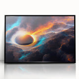 Dynamic Black Hole Wall Art | Space-Themed Canvas Print | Cosmic Decor