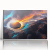 Dynamic Black Hole Wall Art | Space-Themed Canvas Print | Cosmic Decor
