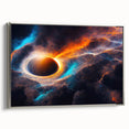 Dynamic Black Hole Wall Art | Space-Themed Canvas Print | Cosmic Decor
