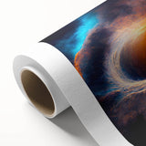 Dynamic Black Hole Wall Art | Space-Themed Canvas Print | Cosmic Decor