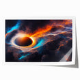 Dynamic Black Hole Wall Art | Space-Themed Canvas Print | Cosmic Decor
