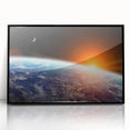 Earth from Space Wall Art - Stunning Sunrise Over Planet Earth Prints