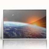 Earth from Space Wall Art - Stunning Sunrise Over Planet Earth Prints